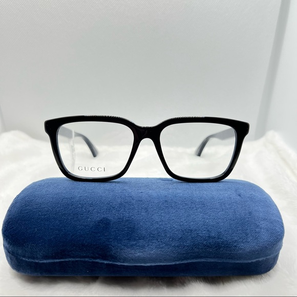 Gucci New Authentic Classic Black Optical Glasses Unisex Frame - Picture 3 of 8